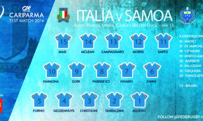 Infografica Italia Samoa