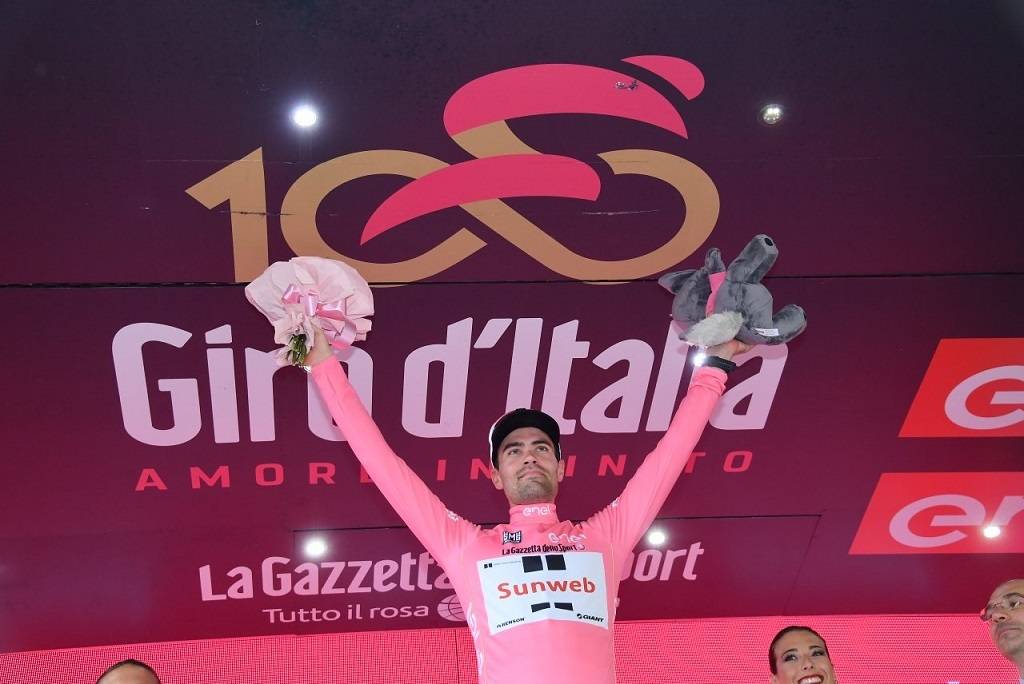 dumoulin maglia rosa