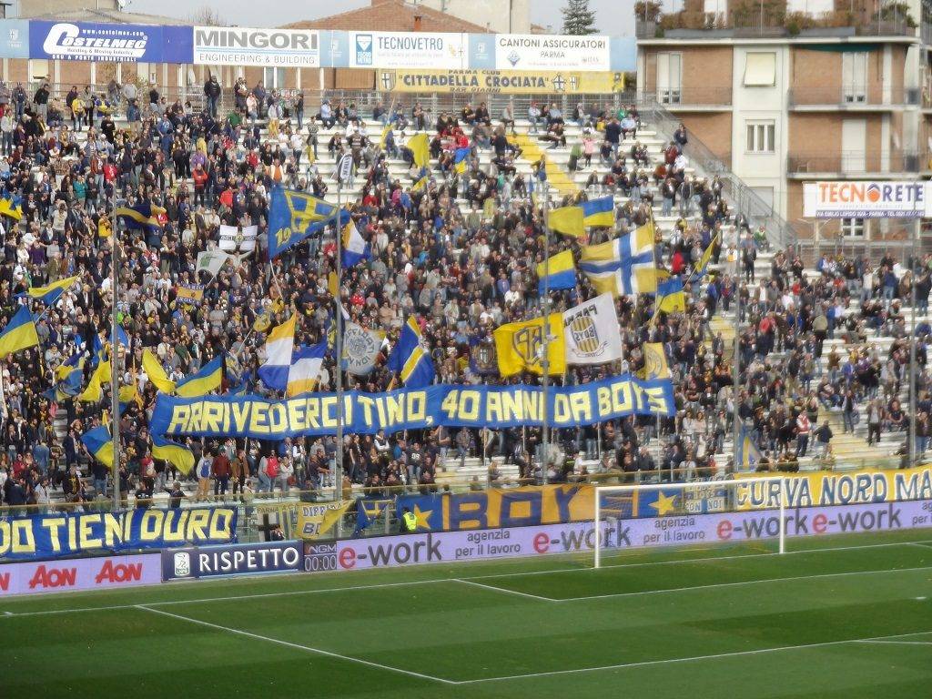 boys parma striscione tino