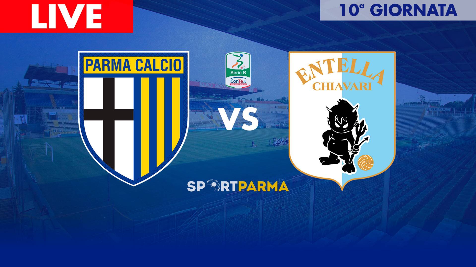 parma entella live