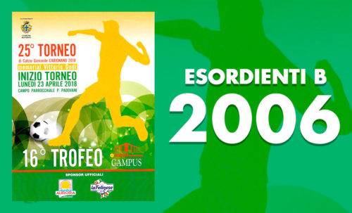 Esordienti B 2006 - Torneo Carignano 2018