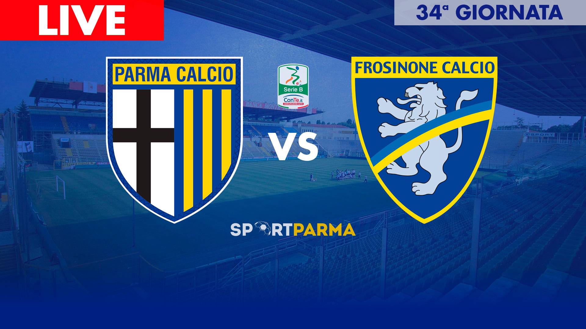 parma frosinone live