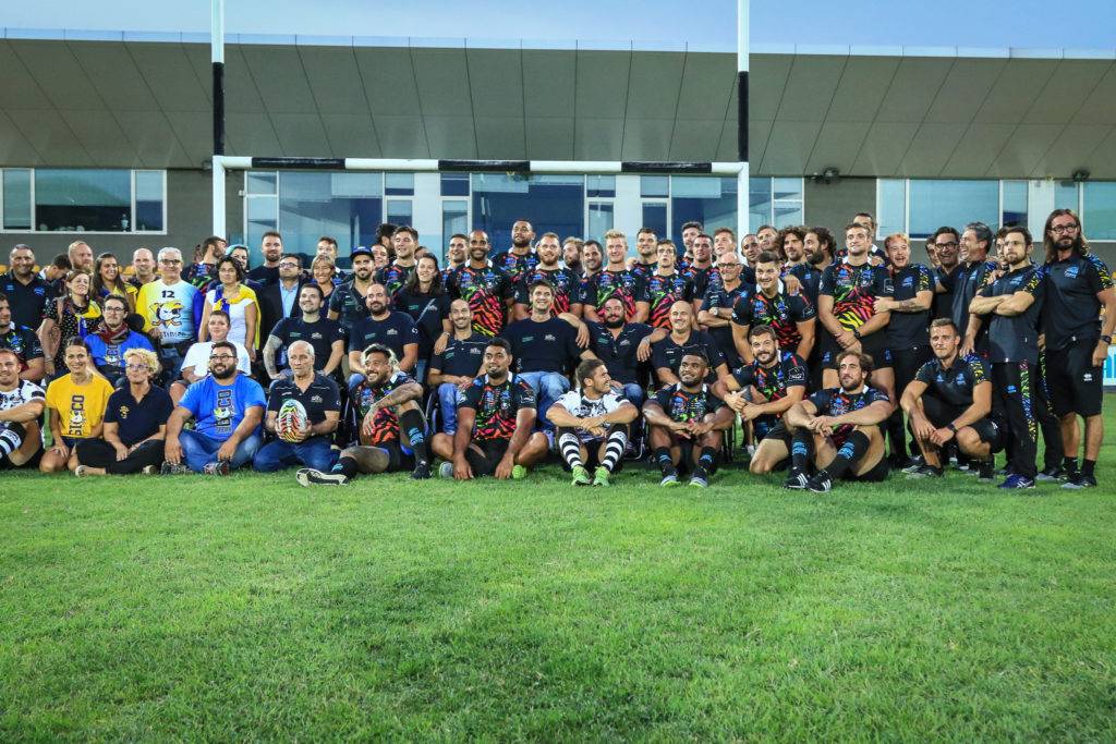 zebre rugby foto gruppo