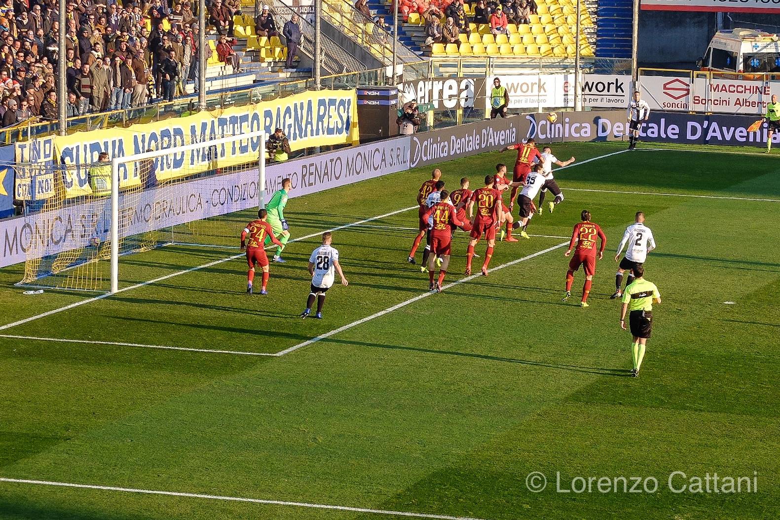 parma calcio calcio angolo