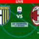 parma milan ok live