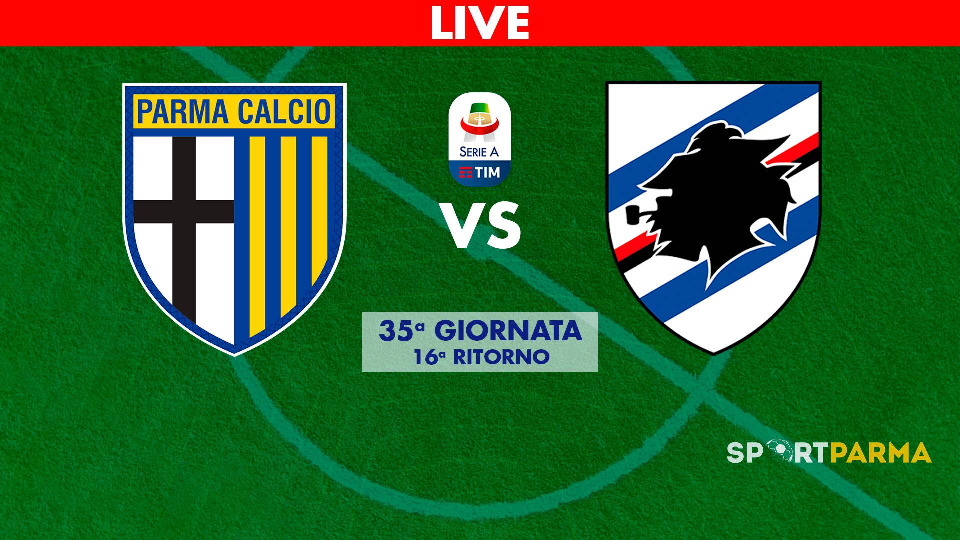 parma sampdoria ok live