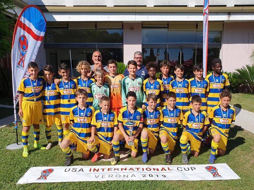 Parma Under 12 vincitore della USA international cup 16 06 2019