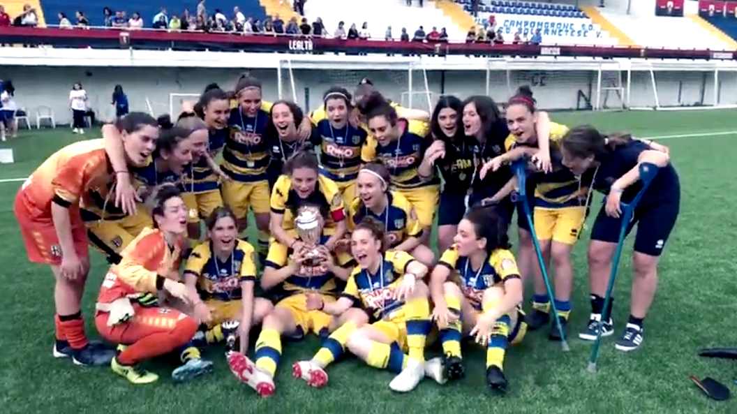 juniores under 19 esultanza con la coppa genova 09 06 2019