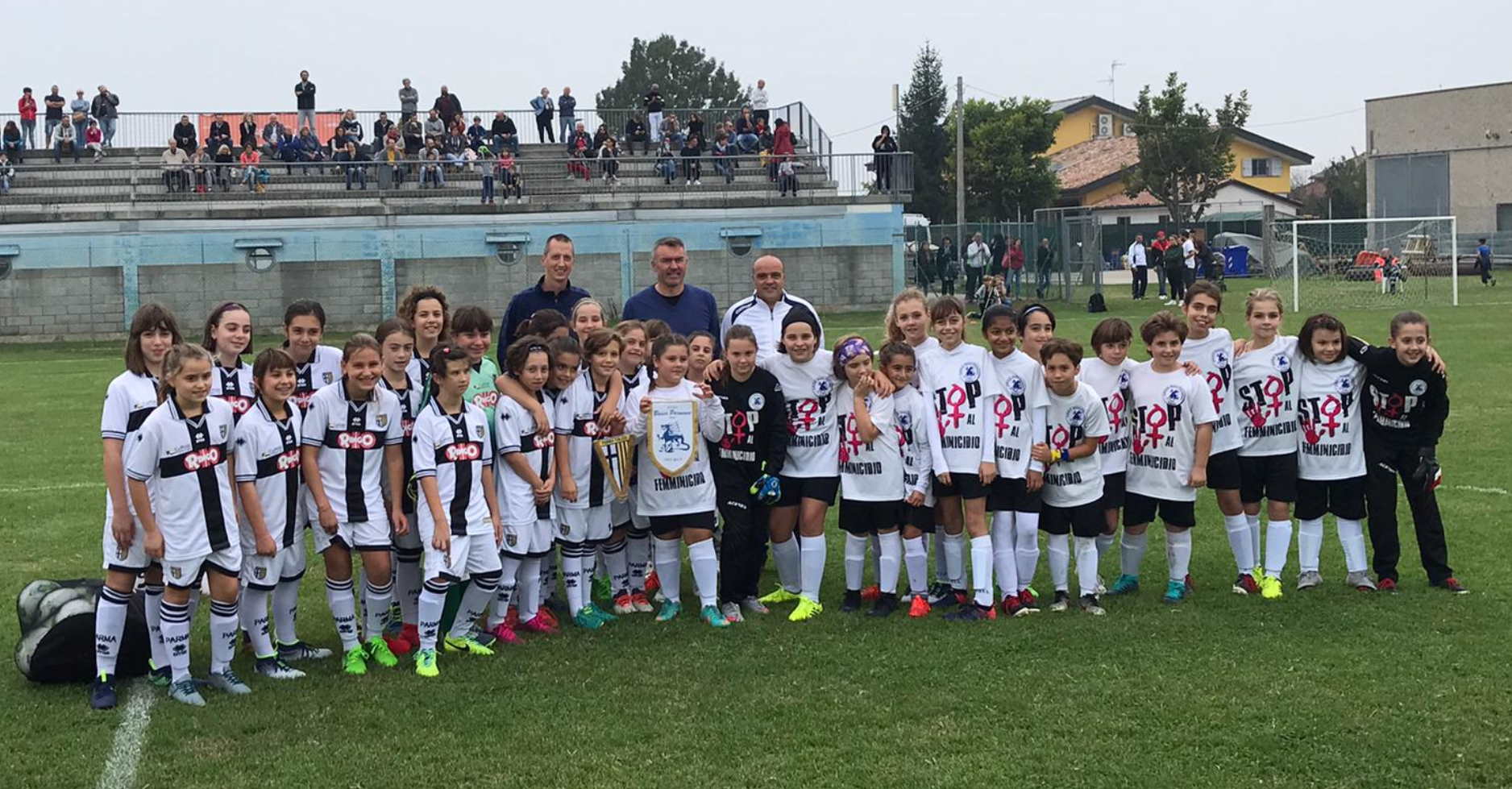 UNDER 10 PULCINE FEMMNILI ESIBIZIONE A TRECASALI DOMENICA 13 OTTOBRE 2019 CON BASSA PARMENSE