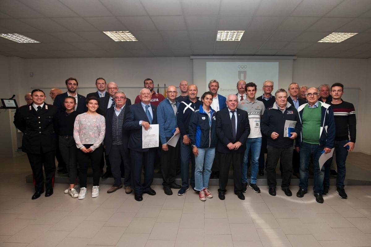 foto gruppo Coni benemerenze 2019