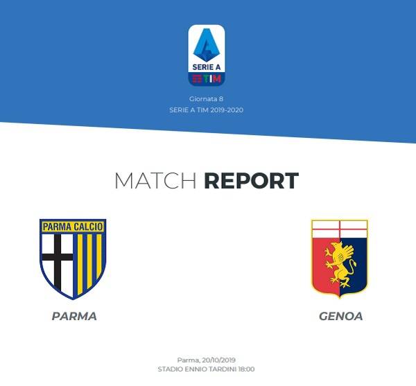 parma genoa match report