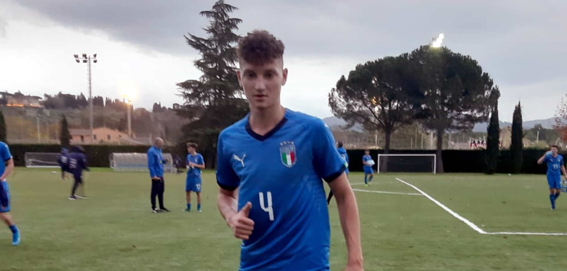 Italia Under 17, il Crociato Farucci, con la Selezione "B", 3° al Torneo dei Gironi a Coverciano (VIDEO E FOTO) 87 vincenzo farucci italia under 17 azzurro 23 11 2019 slide