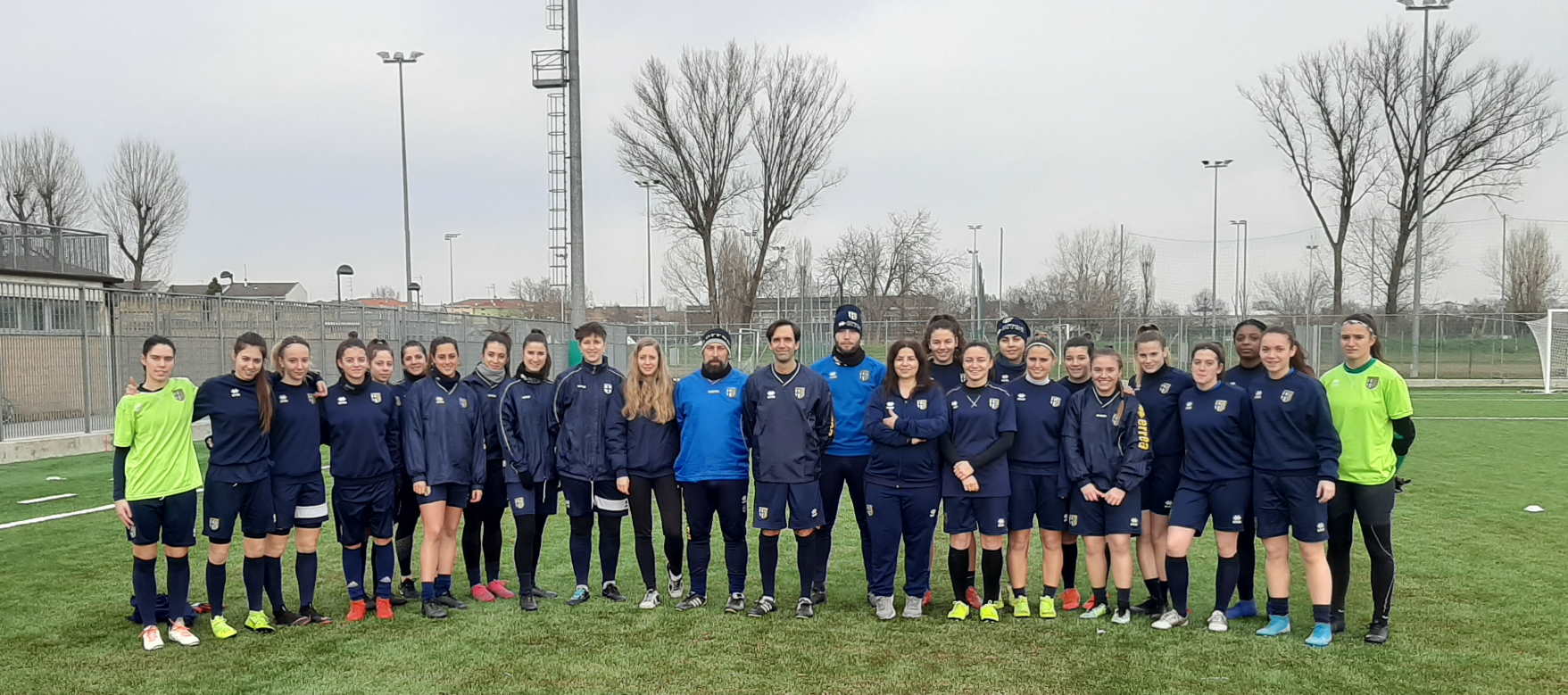 PARMA FEMMINILE PRIMO ALLENAMENTO CON MISTER REALE 27 12 2019