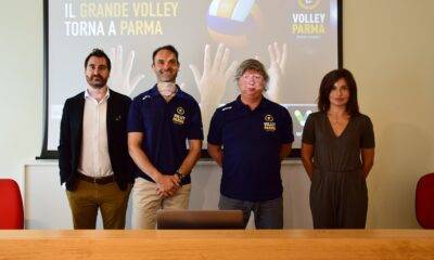 energy volley 03 Da sx i relatori Roberto Maffei Francesco Ughetti Alberto Raho e Chiara Allegri