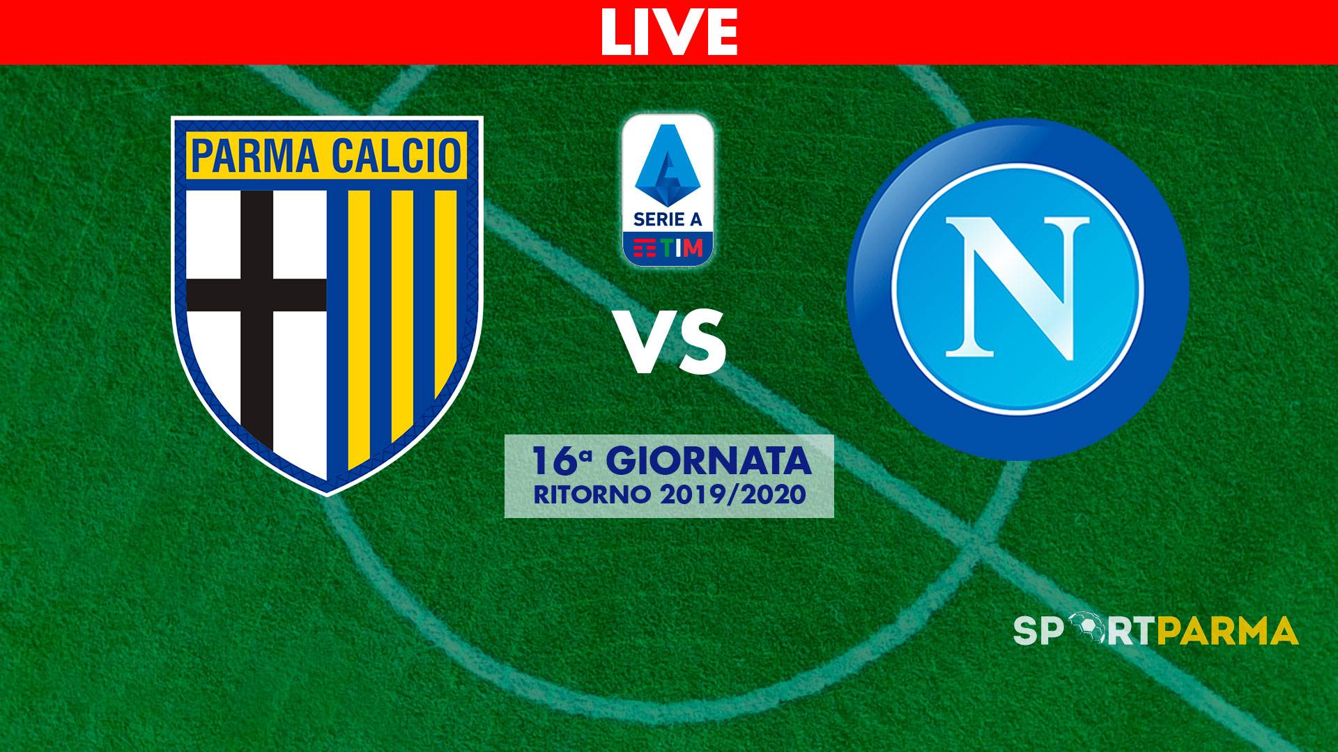 parma napoli 2020 live