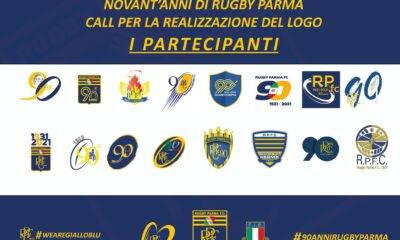 Loghi per 90° anniversario Rugby Parma FC
