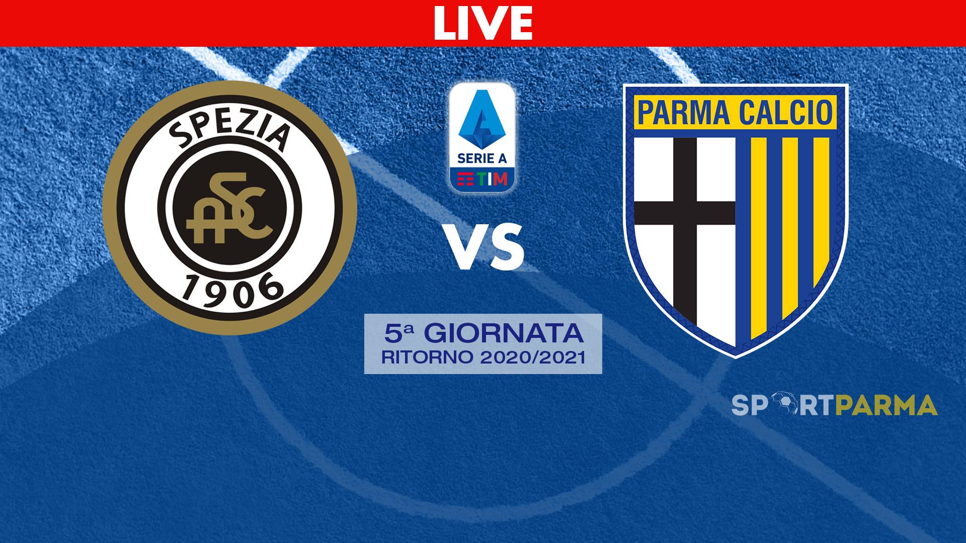 Grafica Live Spezia Parma