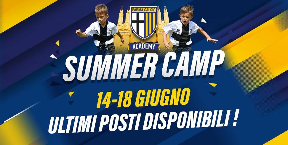 slide ultimi posti disponibili parma academy summer camp