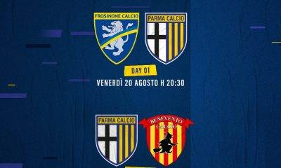 Calendario prime due giornate 20212022 Parma Calcio