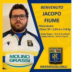 Jacopo Fiume Rugby Parma F.C. 1931