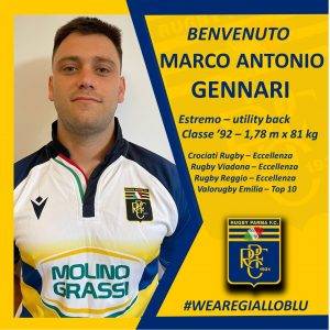Marco Antonio Gennari Rugby Parma F.C. 1931