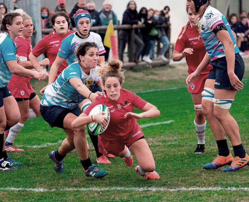 Meta Capurro rugby colorno femminile
