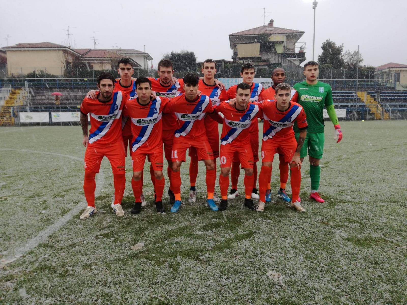 Undici di partenza del Borgo San Donnino nel match contro la Tritium 0 1 Serie D 2021 2022