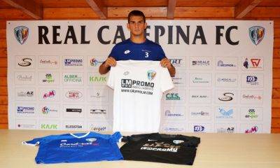 Alessandro Battini nella foto con la maglia del Real Calepina nuovo acquisto del Borgo San Donnino