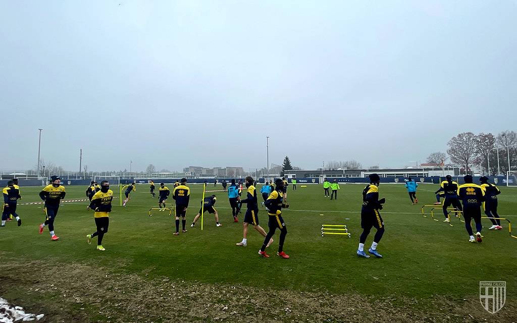 primo allenamento parma 2022