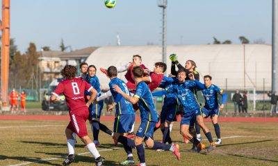 Gol rovesciata annullato a El Hani in Fidentina Piccardo Traversetolo 1 1