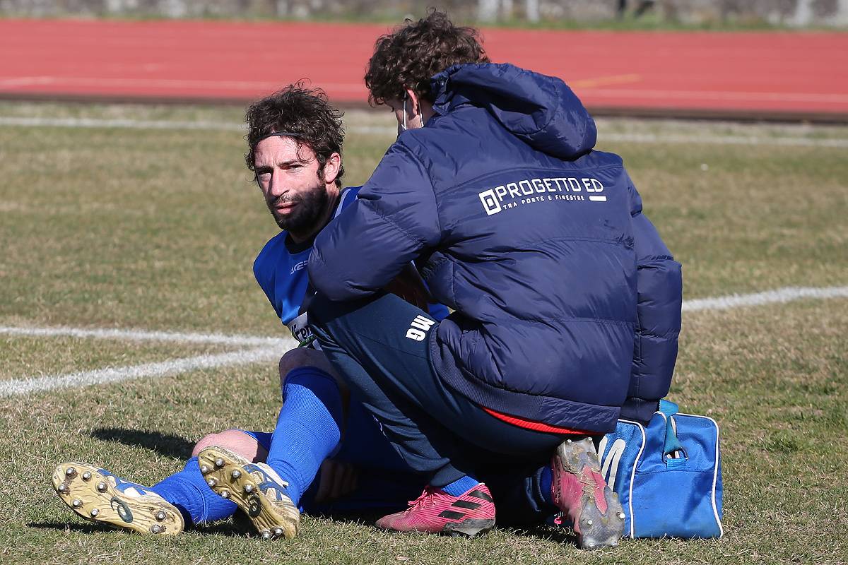 Filippo Porcari infortunio in Borgo San Donnino Athletic Carpi 0 1