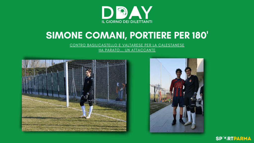 Grafica DDAY Simone Comani portiere per 180