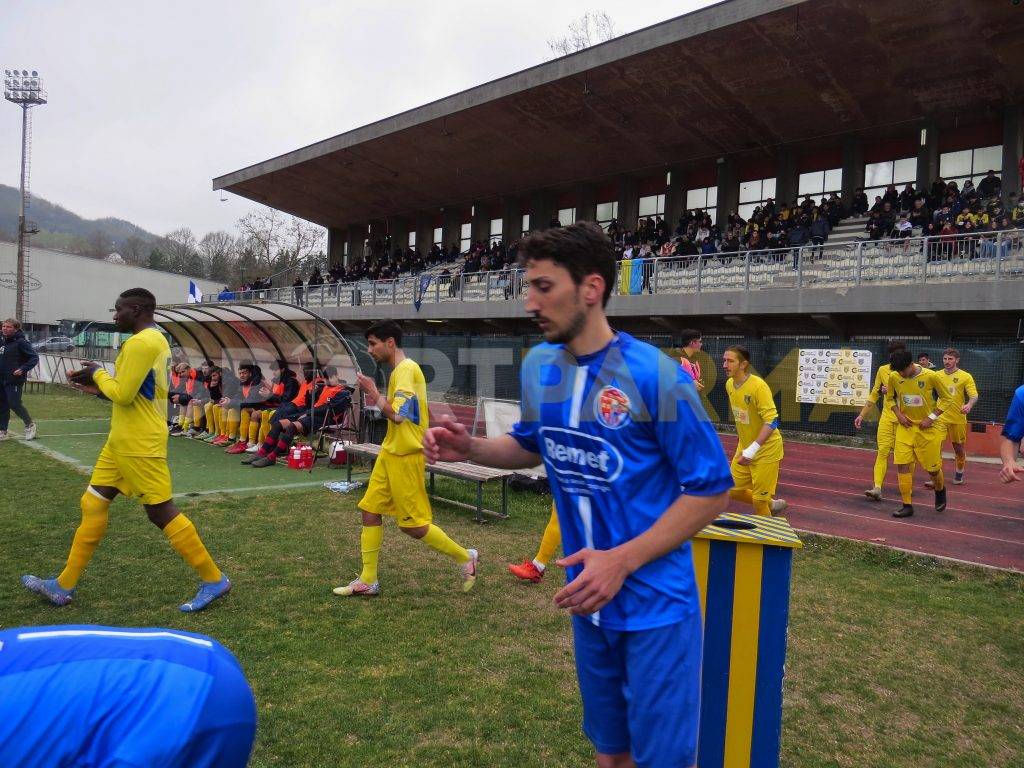 Salsomaggiore Fossombrone 0 1 andata dei quarti di finale della Coppa Italia Eccellenza 30 mar 2022 0322