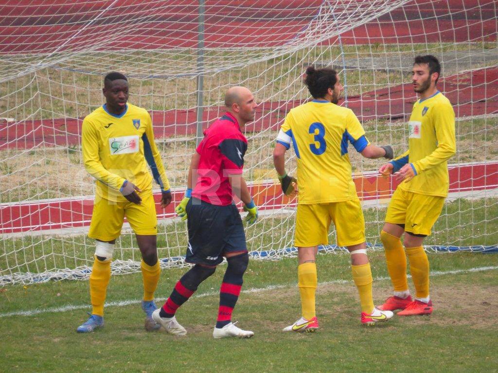 Salsomaggiore Fossombrone 0 1 andata dei quarti di finale della Coppa Italia Eccellenza 30 mar 2022 0359