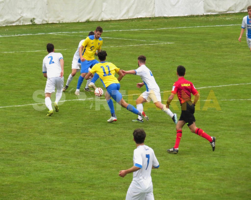 Fossombrone Salsomaggiore 0 1 ritorno dei quarti di finale della Coppa Italia Eccellenza 06 apr 2022 0635