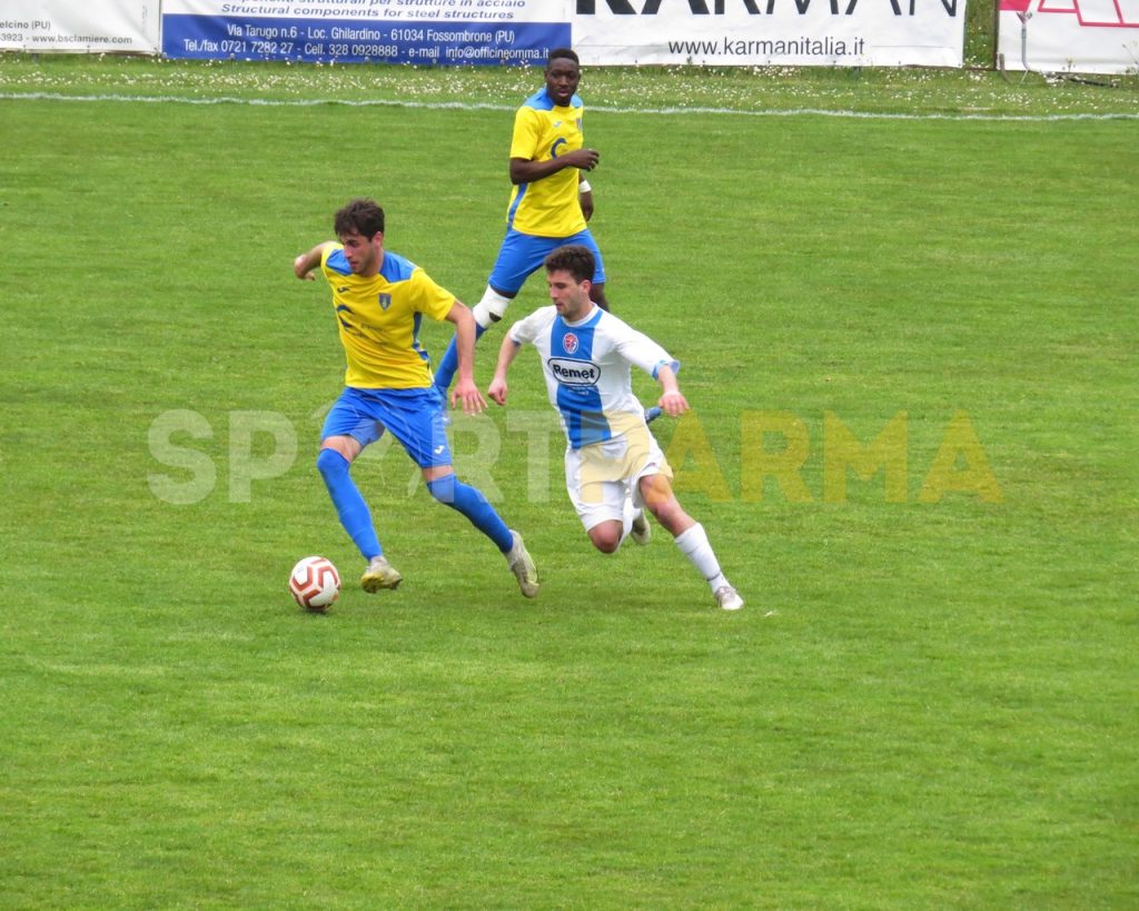 Fossombrone Salsomaggiore 0 1 ritorno dei quarti di finale della Coppa Italia Eccellenza 06 apr 2022 0649