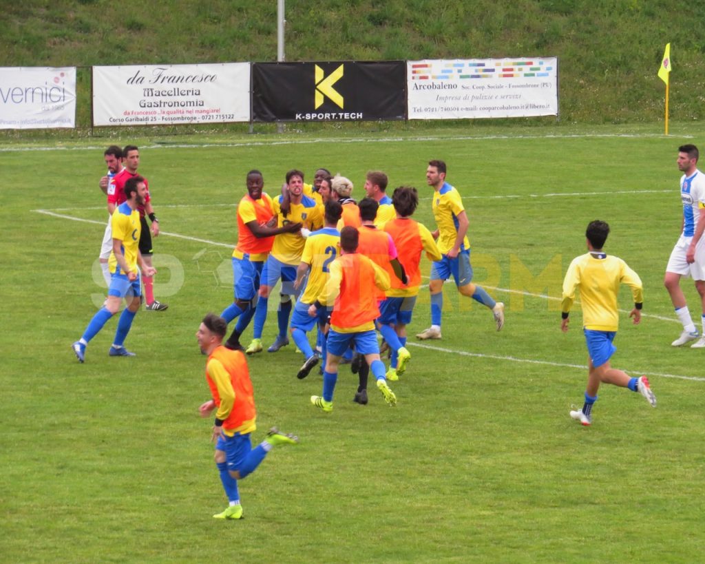 Fossombrone Salsomaggiore 0 1 ritorno dei quarti di finale della Coppa Italia Eccellenza 06 apr 2022 0690