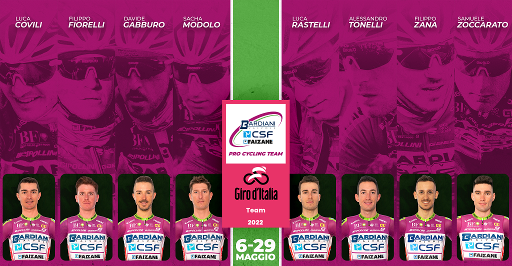 bardiani csf formazione giro ditalia 2022