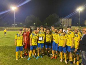 La squadra U19 del Noceto seconda classificata nella finale regionale contro la Portuense Etrusca