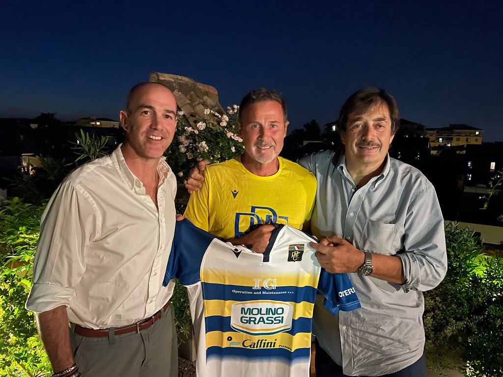 Roland De Marigny Robert Du Preez Bernardo Borri Rugby Parma