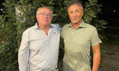 Il nuovo direttore generale del Noceto Beppe Carpi assieme al presidente Massimo Barella