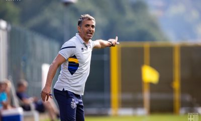 Mister Fabio Pecchia nellamichevole Sampdoria Parma 1 1 del 16 luglio 2022