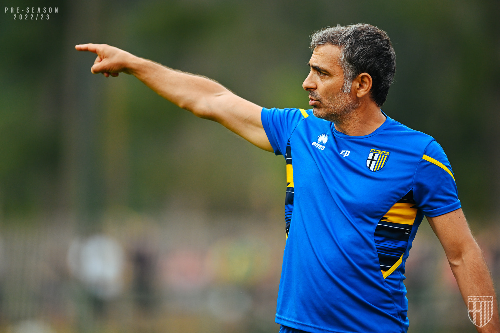 Mr Fabio Pecchia nellamichevole Parma Feralpisalo 2 0