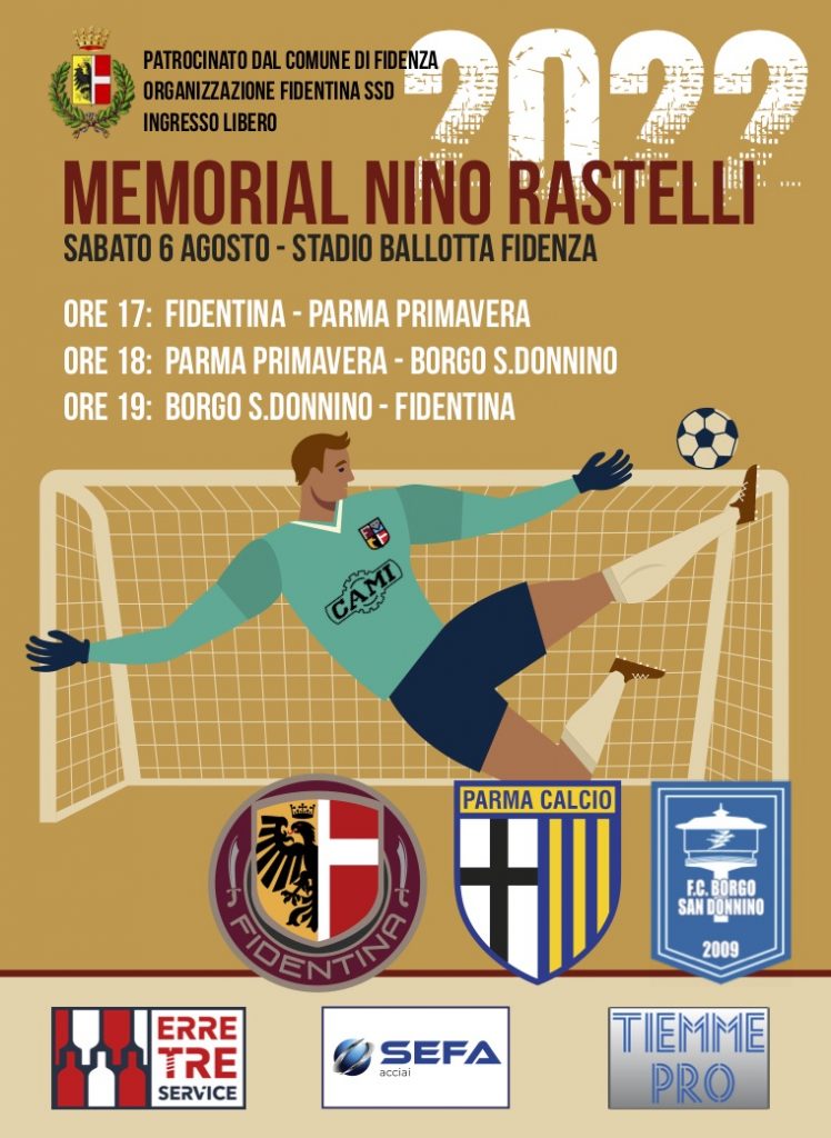locandina memorial Nino Rastelli 2022