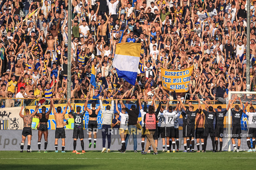 Parma Reggina 2 0 esultanza finale