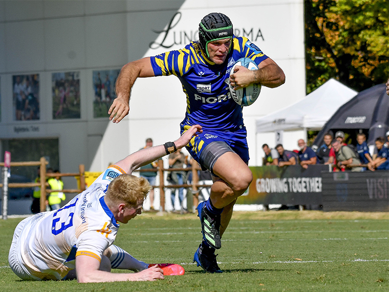 Zebre Rugby Pelser carica al Lanfranchi contro il Leinster Amarcord Fotovideo