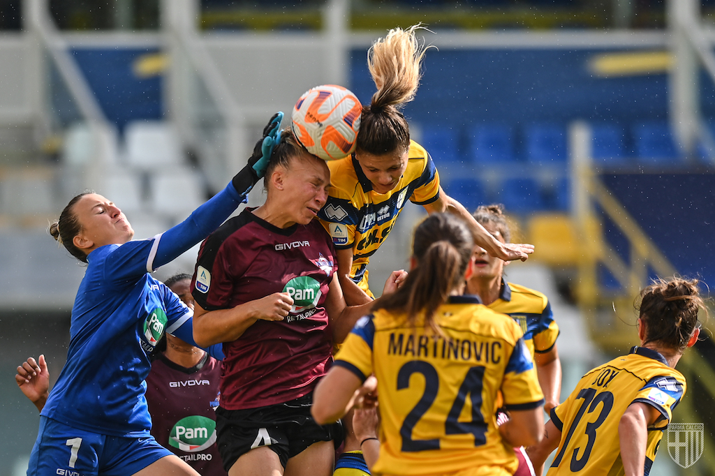 partenza Parma femminile vs Pomigliano 22otto2022