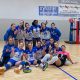 La squadra di volley del Galaxy Inzani dopo la vittoria su Moma Anderlini