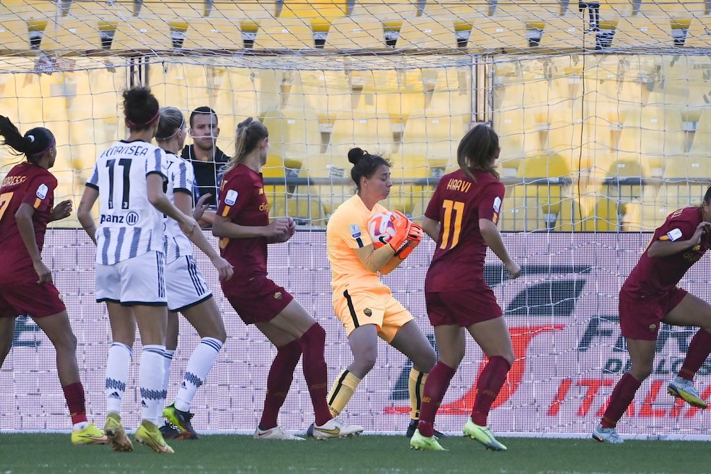 Supercoppa femminile Juventus Roma allo stadio Ennio Tardini 5novembre2022