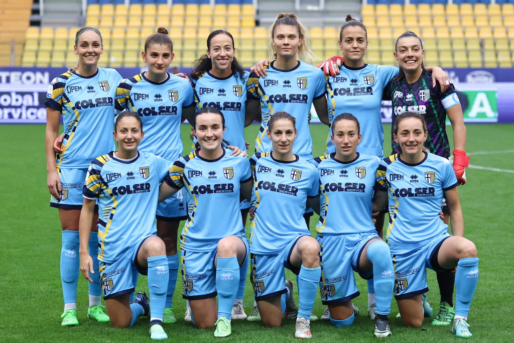 serie A femminile 2022 2023 Parma Juventus undici crociato